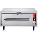 A silver Vulcan VW1S freestanding drawer warmer with a handle and dials.