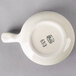 An ivory Hall China side handle soup bowl.
