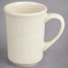 A Oneida cream white china mug with a handle.
