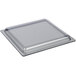 A clear square plastic lid for a Frilich cooling plate display.