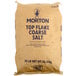 A brown bag of Morton Coarse Kosher Salt.