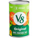 A can of V8 Original Vegetable Juice with a white label.