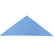 A light blue triangle shaped chef neckerchief.