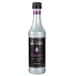 A close up of a Monin Blackberry Concentrated Flavor bottle full of black liquid.