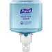 A clear container of Purell® Healthy Soap in a soap dispenser.