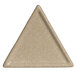 A G.E.T. Enterprises triangle platter with a sand granite texture.