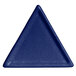 A blue G.E.T. Enterprises triangle disc platter.