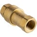 A gold metal Regency 3/4" quick disconnect fitting with a threaded nut.