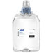 A clear plastic bottle of Purell Healthy Soap Professional Fresh Scent Foaming Hand Soap with a blue cap.