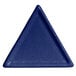 A pacific blue triangle G.E.T. Enterprises Buffet platter.