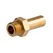 A brass threaded pipe fitting for a Carnival King liquid propane jet burner.