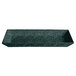A black rectangular G.E.T. Enterprises Bugambilia metal tray with a jade granite textured finish.