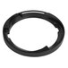 A black circular plastic adjustment ring with a hole in the middle.
