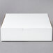A white rectangular Pie / Bakery Box with a lid.