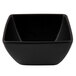 A black square G.E.T. Enterprises Bugambilia bowl.