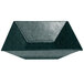 A jade granite rectangular bowl with a triangular shape and a textured finish.
