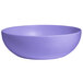 A G.E.T. Enterprises Bugambilia lavender resin-coated aluminum bowl with a textured finish.