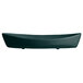 A forest green G.E.T. Enterprises resin-coated aluminum boat with a smooth finish.
