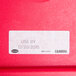 A red Cambro label with the words "Use By 12" on it.