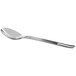 A Oneida Athena stainless steel teaspoon with a white background.