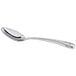 A Oneida Acclivity stainless steel teaspoon with a silver handle and spoon.