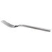 A Oneida Chef's Table Satin stainless steel serving fork with a white handle.