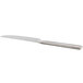 A Oneida Chef's Table Satin stainless steel dessert knife with a silver handle.