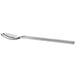 A Oneida stainless steel iced tea spoon with a white background.