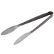 A pair of American Metalcraft stainless steel tongs with wavy handles.