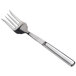 An American Metalcraft Belaire stainless steel meat fork with a handle.