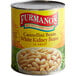 A #10 can of Furmano's white kidney beans with a yellow label.