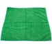 A green Unger SmartColor microfiber cleaning cloth on a white background.