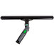 An Unger ErgoTec Ninja T-Bar handle with a black and grey design and green button.