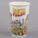 A white 16 oz. paper cup with a "Fun at the Fair" cartoon design.
