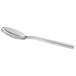 A Oneida silver teaspoon with a long silver handle.