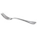 A Oneida Titian stainless steel table fork with a silver handle.
