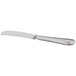 A silver Oneida Titian stainless steel butter knife with a silver handle.