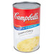 A Campbell's 50 oz. can of Cream of Celery Soup with a red and white label.