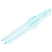 A clear plastic pair of Fineline Tiny Temptations green tweezers.