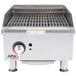 A stainless steel APW Wyott radiant charbroiler on a counter.