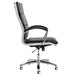 A black Alera Neratoli office chair with chrome legs.
