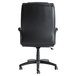 A black Alera Fraze Series high-back office chair with black leather seat and wheels.