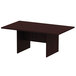 A dark brown rectangular Alera conference room table.