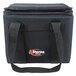 A black Sterno insulated food carrier with a strap.