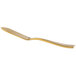 A Bon Chef matte gold stainless steel butter knife with a long handle.