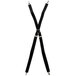 A pair of Henry Segal black elastic clip-end suspenders.