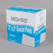 A box of 25 Medi-First sterile 2x2 gauze pads.
