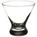 A clear Libbey Cosmopolitan rocks glass with a smooth bottom.