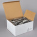 A box of 6 Point Plus black ink ribbons with plastic bags inside.