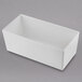 A white rectangular Tablecraft bowl.